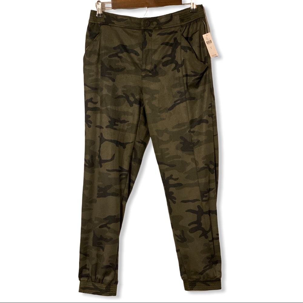 Anthropologie Rowan Sueded Camo Jogger Pants - Picture 3 of 10